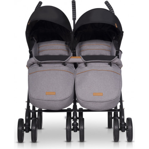 Wózek bliźniaczy Duo Comfort 2019 Grey Fox
