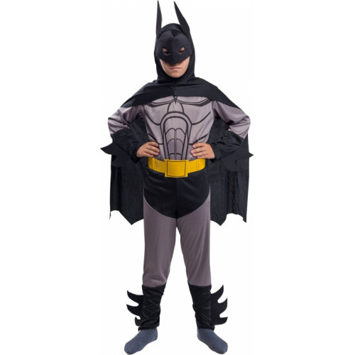 Strój Batman Kostium Człowiek Nietoperz Maska Pas  Peleryna dla dziecka 134-140cm					