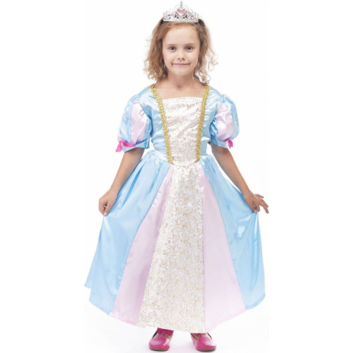 Strój Księżniczka Sukienka Korona Roszpunka dla dziecka 134-140cm					