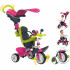 Smoby rowerek Baby Driver trzykołowy Różowy					