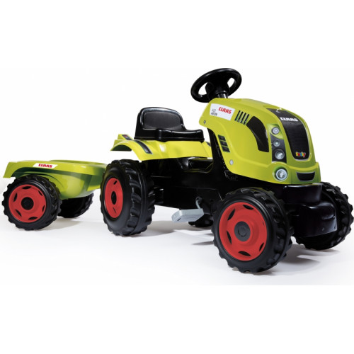 SMOBY Traktor na pedały Farmer XL z przyczepą CLAAS					