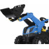 Rolly Toys rollyFarmtrac New Holland traktor na pedały z łyżką i cichymi kołami					