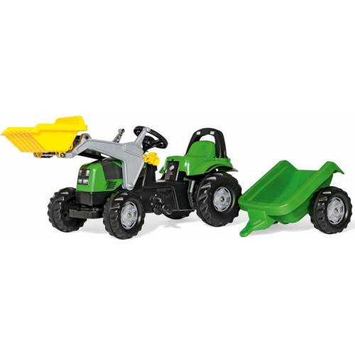 Traktor Rolly Toys Deutz-Fahr Kid z przyczepką					