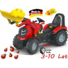 Rolly Toys Traktor na Pedały X-Track z Łyżką Ciche Koła PREMIUM 3-10 Lat					