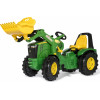 John Deere Traktor na Pedały X-Trac Premium Łyżka Ciche Koła Rolly Toys					
