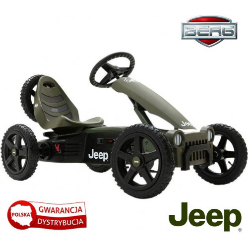 BERG Gokart Jeep® Adventure Pompowane koła 4-12 lat do 60 kg					