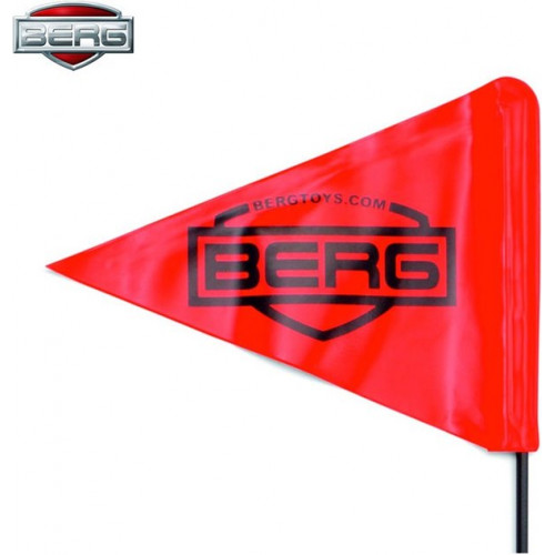 BERG Czerwona flaga na maszcie - Buddy					