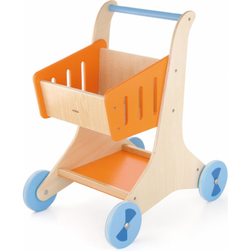 Drewniany Wózek sklepowy na zakupy Viga Toys					