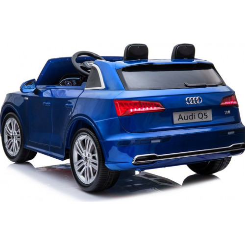 Pojazd na Akumulator Nowe Audi Q5 2-osobowe Niebieskie Lakierowane