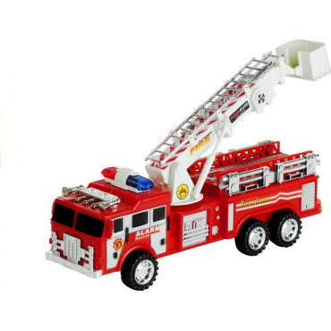 Zestaw Strażaka Straż Pożarna Wóz + Kask + Gaśnica