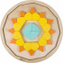 CLASSIC WORLD Drewniane Kolorowe Klocki Mandala					