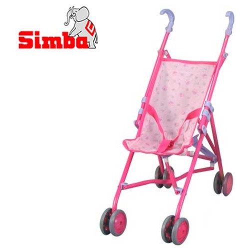 Wózek dla lalek Spacerówka Simba 60 cm Różowy					
