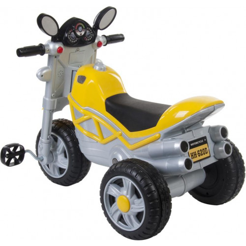 Jeździk motocykl Chopper - żółty