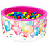 Suchy basen dla dzieci 90x40 z kulkami piłeczkami 7cm - Kolorowe balony