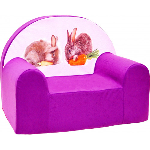 Fotelik kanapa piankowa dziecięca - Dino