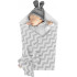 Rożek niemowlęcy bawełniany otulacz dziecięcy becik - ZYGZAK