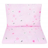 Bawełniana pościel różowa do łóżeczka dziecięcego niemowlęca
