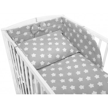Pościel do łóżeczka niemowlęca dziecięca poszewki 120x90 - Białe pierniki