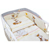 Bawełniana pościel do łóżeczka dziecięcego - ZEBRA BALONIK SZARY - 135x100