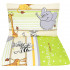 Bawełniana pościel do łóżeczka dziecięcego z kolekcji - Safari zielone - 135x100