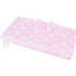 Ochraniacz do łóżeczka na szczebelki, 180x35 - Bawełna 100% - Różowy w białe chmurki z drabinką