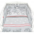 Ochraniacz na szczebelki 180x35 do łóżeczka Obleczenie wiązany Bawełna - Miś z poduszką szary