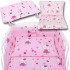 Wzór Hello Kitty - Bawełniana pościel do łóżeczka dziecięcego - 135x100