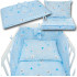 Bawełniana pościel dziecięca w kolorze niebieskim - antyalergiczna i ciepła! - 120x90