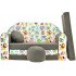 Sofa dziecięca kanapa wersalka rozkładana 160cm + podnóżek i poduszka - A5