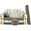 Sofa dziecięca kanapa wersalka rozkładana 160cm + podnóżek i poduszka - A5