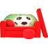 Sofa dziecięca kanapa wersalka rozkładana 160cm + podnóżek i poduszka - D3