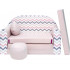 Sofa dziecięca kanapa wersalka rozkładana 160cm + podnóżek i poduszka - HJ1