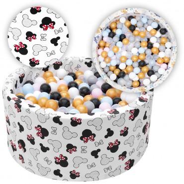 Basen Myszka Miki z piłkami dla dzieci 90x40 - 200 kulek