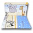 Pościel do łóżeczka niemowlęca dziecięca poszewki 120x90 - Safari niebieski