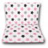 Pościel do łóżeczka niemowlęca dziecięca poszewki 120x90 -  Różowo-ciemne pierniki