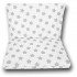 Pościel do łóżeczka niemowlęca dziecięca poszewki 135x100 - Pierniki szare na białym