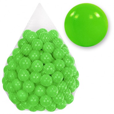 Kulki do basenu suchego Piłeczki Piłki 50x 7cm CE - Jasne zielone