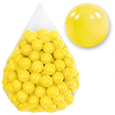 Kulki do basenu suchego Piłeczki Piłki 50x 7cm CE - Żółte
